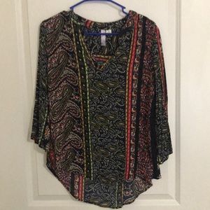 Paisley pattern blouse
